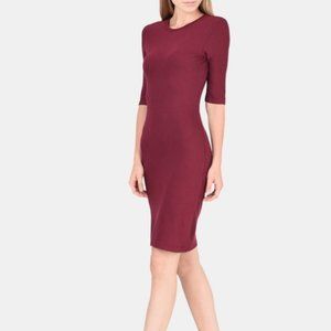 A/X Armani Exchange 3/4 sleeve BodyCon Dress